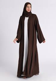 Autumn Women's Long Coat, Retro Printed Long Sleeved Muslim Abaya Saudi Fashion Wrinkled Waist Belt