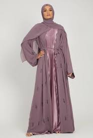Muslim Abaya for Women Bat Sleeve Pleated Gradient Cardigan Trench Coat 2023 Autumn Dubai Abayas Plus Size Women's Luxury Coat